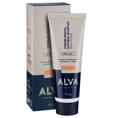 Creme Dental Bioativo Sem Flúor Alva Relax