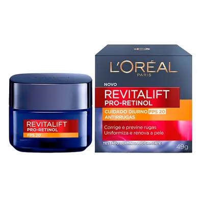 Creme Facial Antirrugas L'Oréal Paris Pro Revitalift Retinol FPS20