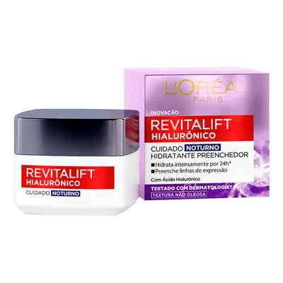 Creme Hidratante Facial Anti-idade L'Oréal Paris Revitalift Hialurônico Noturno