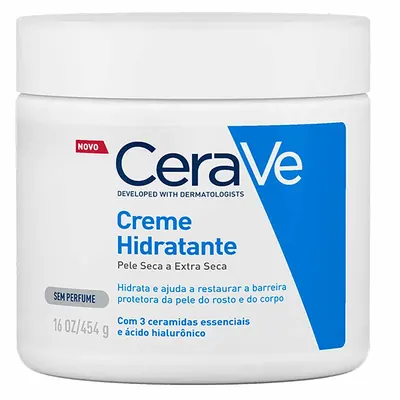 Creme Hidratante para Pele Seca a Extra Seca 48h de Hidratação CeraVe