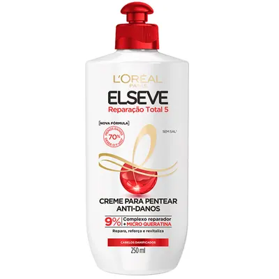 Creme para Pentear L'Oréal Paris Elseve Reparação Total 5+
