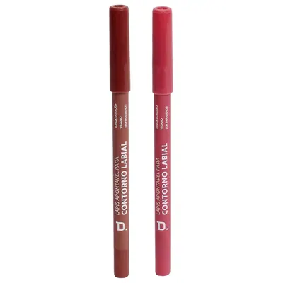 Dailus Kit - Lápis para Contorno Labial Taupe e Rose