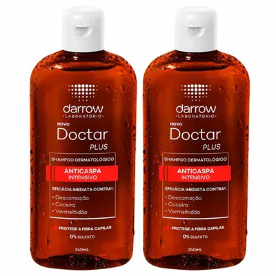 Darrow Intensivo Doctar Plus Shampoo Anticaspa Kit com 2 Unidades