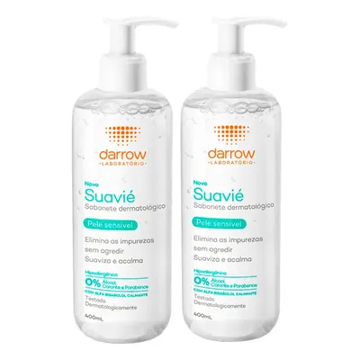 Darrow Suavié Sabonete Líquido para Pele Sensível Kit com 2 Unidades