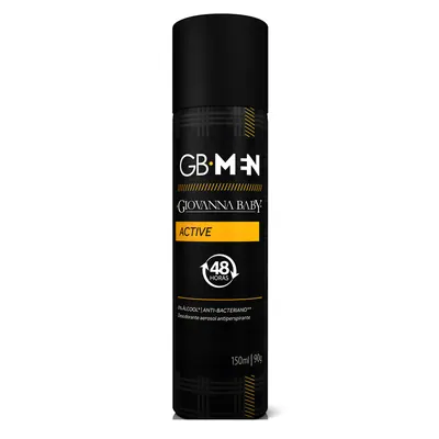 Desodorante Aerosol Giovanna Baby Masculino - GB Men Active