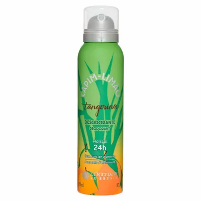 Desodorante Aerosol L'Occitane au Brésil Capim-Limão Tangerina