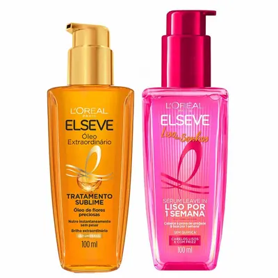 Elseve Kit - Óleo Extraordinário + Sérum Liso dos Sonhos