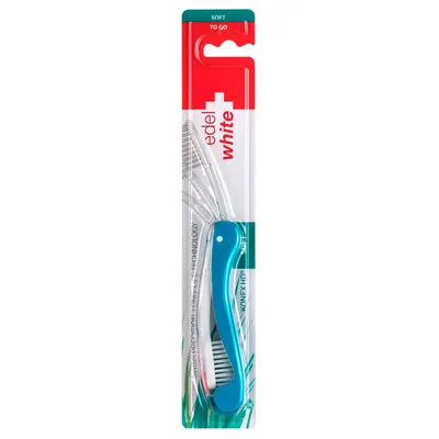 Escova de Dentes Portátil Edel White - Flosserbrush To Go