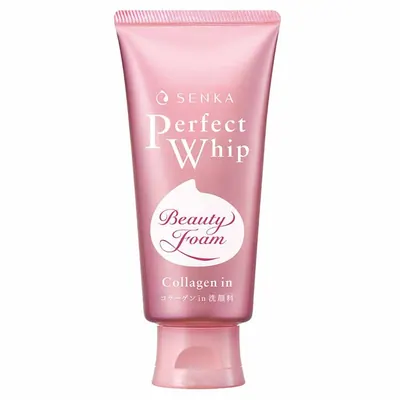 Espuma de Limpeza Facial Senka Perfect Whip Collagen In