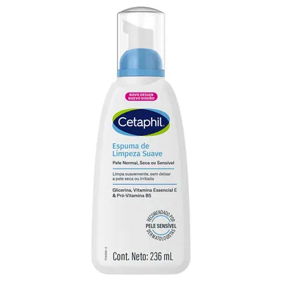 Espuma de Limpeza Suave Cetaphil