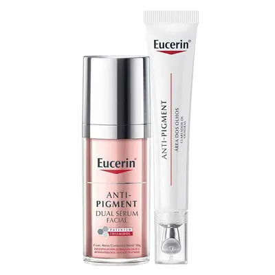 Eucerin Anti-Pigment Kit - Sérum Facial + Clareador de Olheiras para Todos os Tipos de Pele