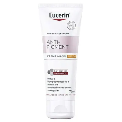 EUCERIN Creme de Mãos Clareador de Manchas Anti-Pigment FPS30