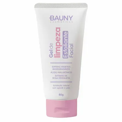 Gel de Limpeza Facial Esfoliante Bauny
