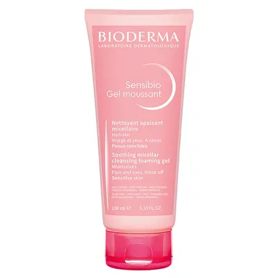 Gel de Limpeza Facial Micelar Calmante e Hidratante Bioderma Sensibio Gel Moussant