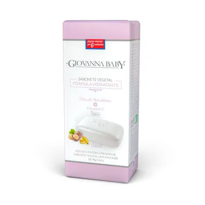 Giovanna Baby Classic Kit Sabonete com 6 unidades