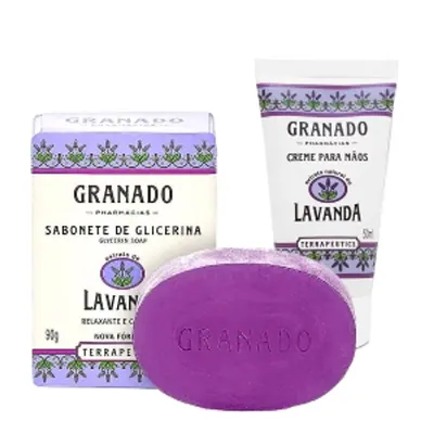 Granado Lavanda – Creme para Mãos + Sabonete em Barra Kit Presenteável