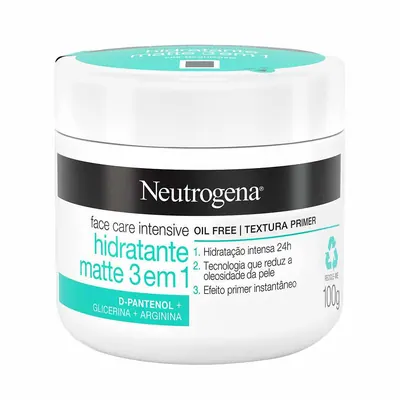 Hidratante Facial Neutrogena Face Care Intensive 3 em 1