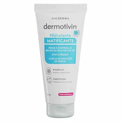 Hidratante Facial Pele Oleosa Matificante Dermotivin Benzac