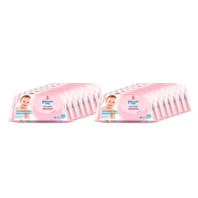 Kit Johnson Baby Extra Cuidado Toalhas Umedecidas - 14x 48 Unidades