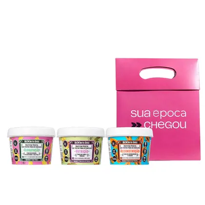 Kit Presentável Lola Cosmetics – Cronograma Capilar + Sacola Presenteável