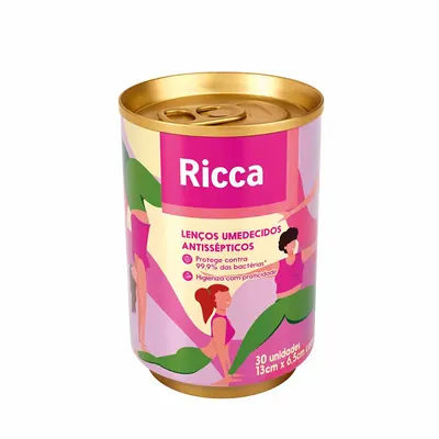 Lenços Antissepticos Ricca