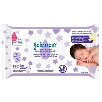Lenços Umedecidos Johnson's Baby Hora do Sono