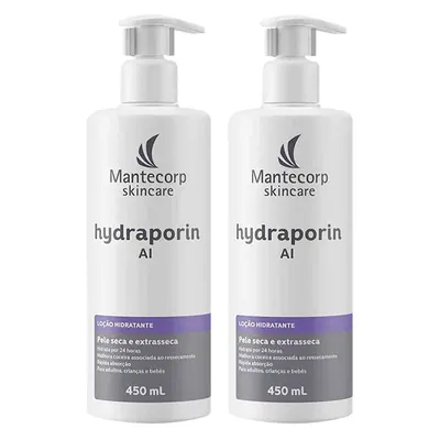 Mantecorp Skincare Hidratante Intensivo Corporal Hydraporin AI 450g Kit com 2 Unidades