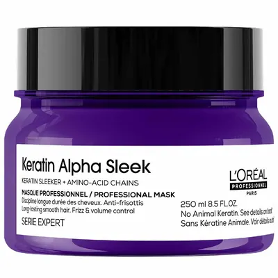 Máscara Capilar Profissional L'Oréal Professionnel Keratin Alpha Sleek