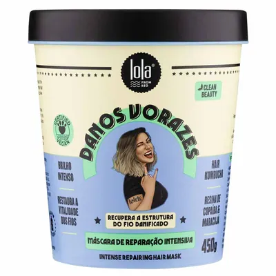 Máscara de Reparação Intensiva Lola Cosmetics Danos Vorazes
