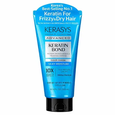 Máscara Kerasys Advanced Ampoule Moisture 10x Ceramide Hair Pack