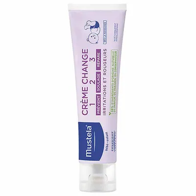 Mustela Creme Vitaminado Preventivo de Assaduras 1>2>3