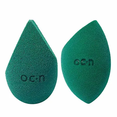 Océane Kit - Esponjas de Maquiagem Sister Blend Verde + Flat Blend Verde