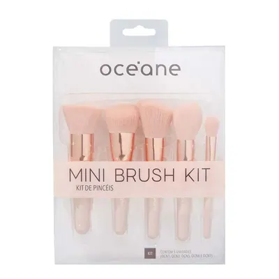 Océane Mini Brush Kit com 5 Pincéis OCN1, OCN2, OCN5, OCN6 e OCN7
