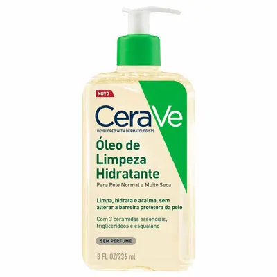 Óleo de Limpeza Hidratante para Banho Pele Normal a Seca CeraVe