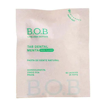 Pastilha Dental Bob sem Flúor