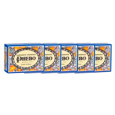 Phebo Limão Siciliano Kit - 5 Sabonetes em Barra