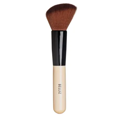 Pincel Chanfrado Marfim para Blush Belliz