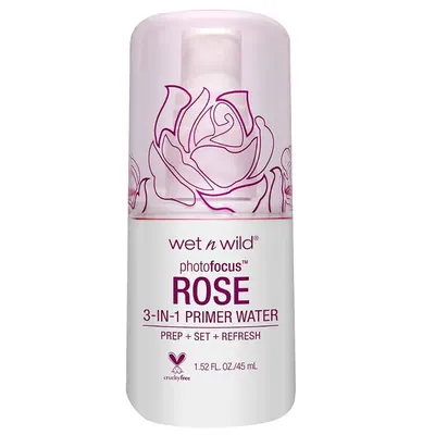 Primer Facial Spray wet n wild - Photo Focus Primer Water 3 in 1 Rose