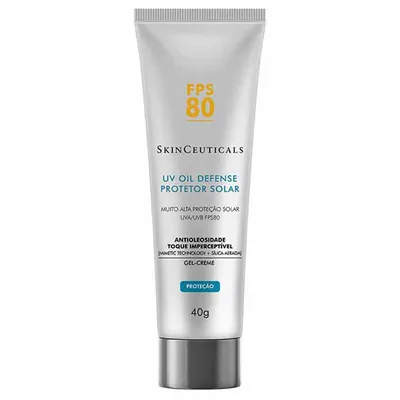 Protetor Solar Facial Antioleosidade FPS80 SkinCeuticals UV Oil Defense