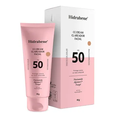 Protetor Solar Hidrabene CC Cream Facial Fps 50