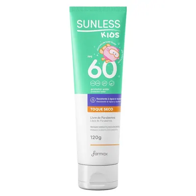 Protetor Solar Infantil Sunless Kids FPS 60