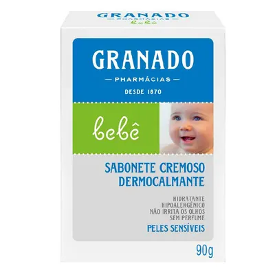 Sabonete em Barra Granado Dermocalmante Bebê