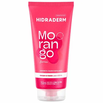 Sabonete Líquido Esfoliante Hidraderm Morango