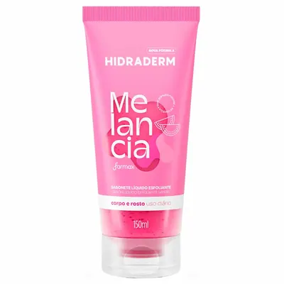 Sabonete Liquido Hidraderm Esfoliante Melancia