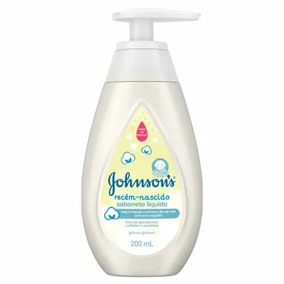 Sabonete Líquido Johnson’s Baby Recém Nascido