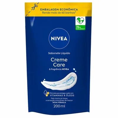 Sabonete Líquido NIVEA Creme Care Refil