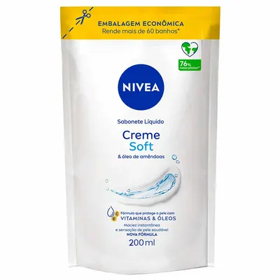 Sabonete Líquido NIVEA Creme Soft Refil