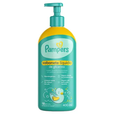 Sabonete Líquido Pampers de Glicerina