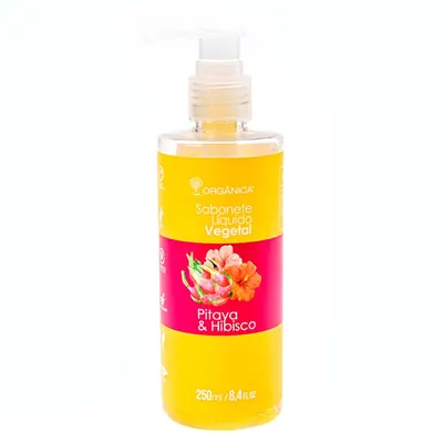 Sabonete líquido Vegetal Orgânica Pitaya e Hibisco