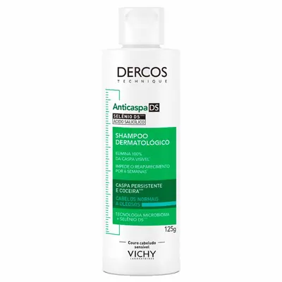 Shampoo Anticaspa Cabelos Normais a Oleosos Selênio DS e Ácido Salicílico Vichy Dercos DS